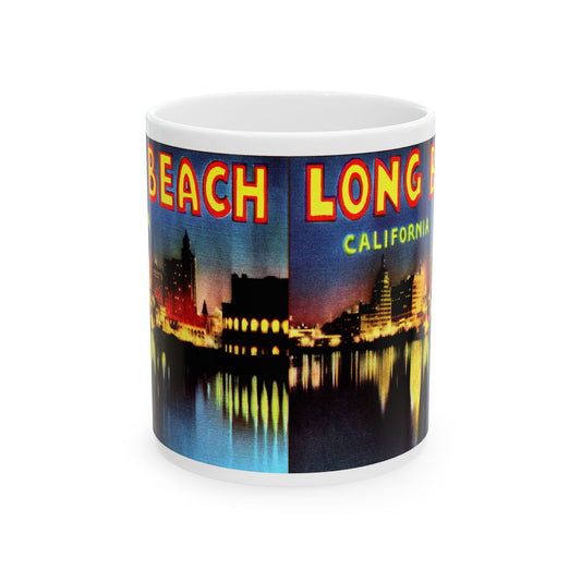 Memebly  Greetings from Long Beach CA California Coffee Mug