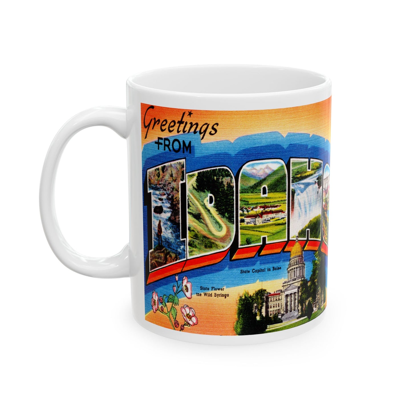 Memebly Vintage Greetings from Idaho Coffee Mug