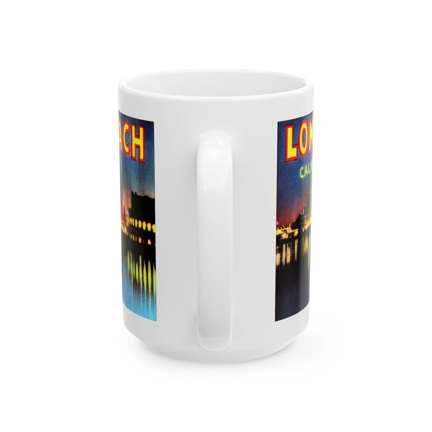 Memebly  Greetings from Long Beach CA California Coffee Mug