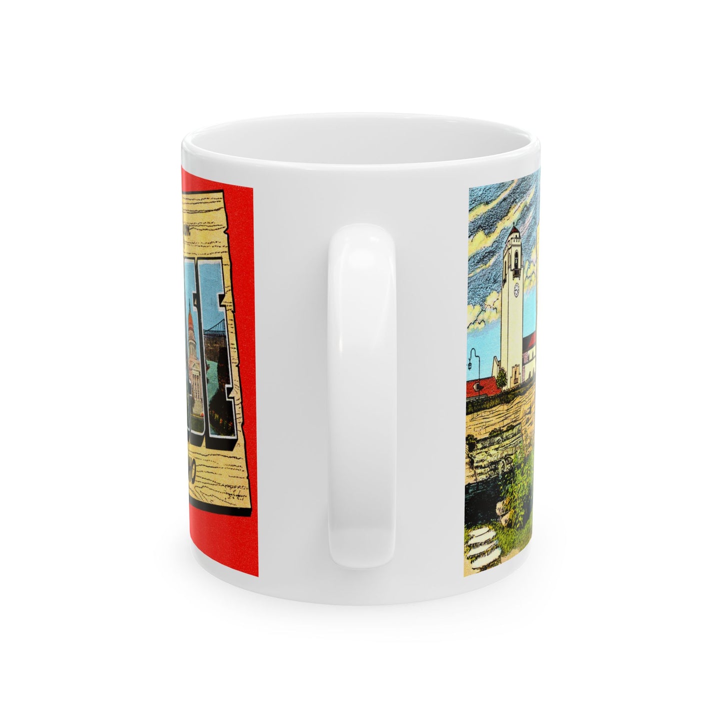 Memebly Vintage Greetings from Boise ID Coffee Mug