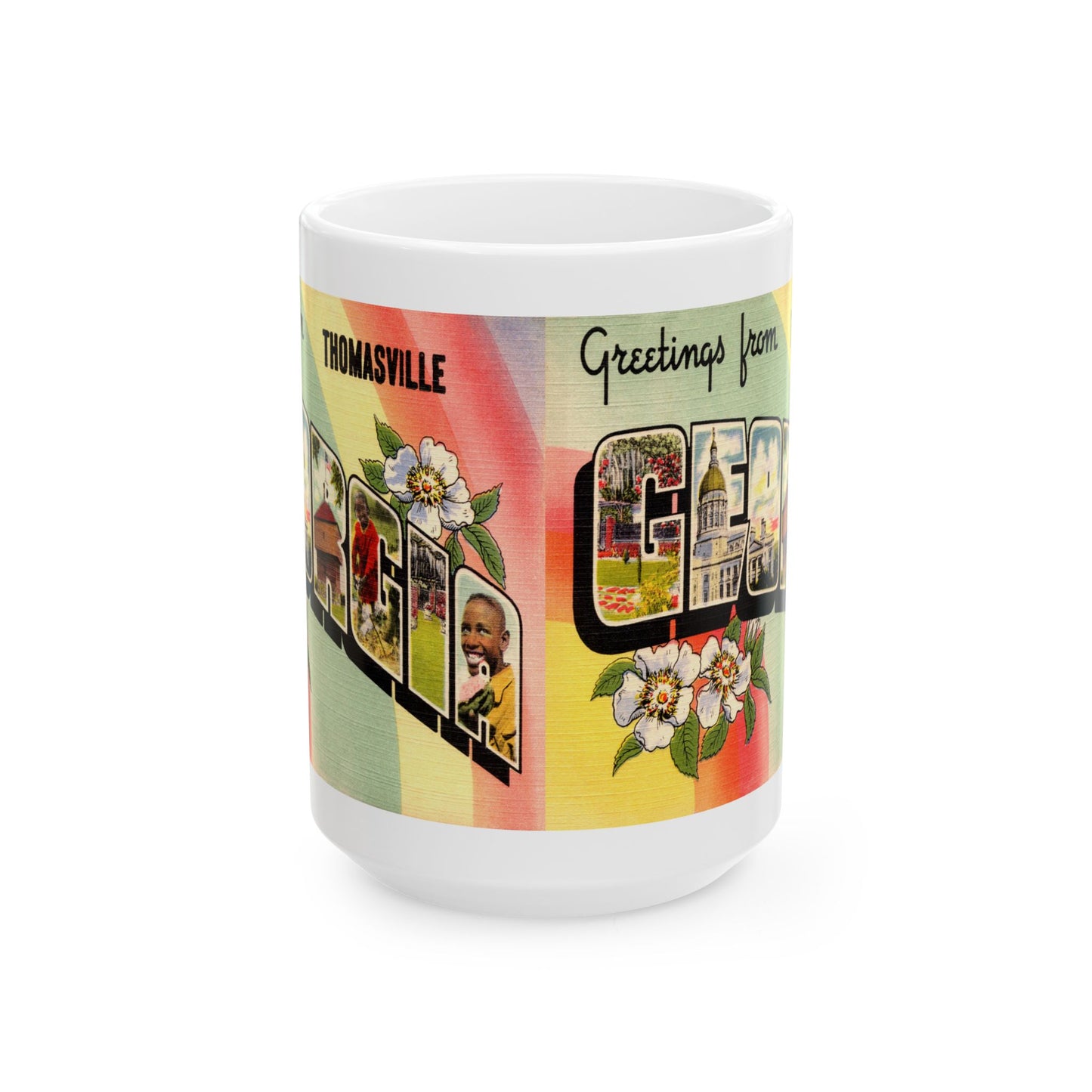 Memebly Vintage Greetings from Thomasville GA Coffee Mug