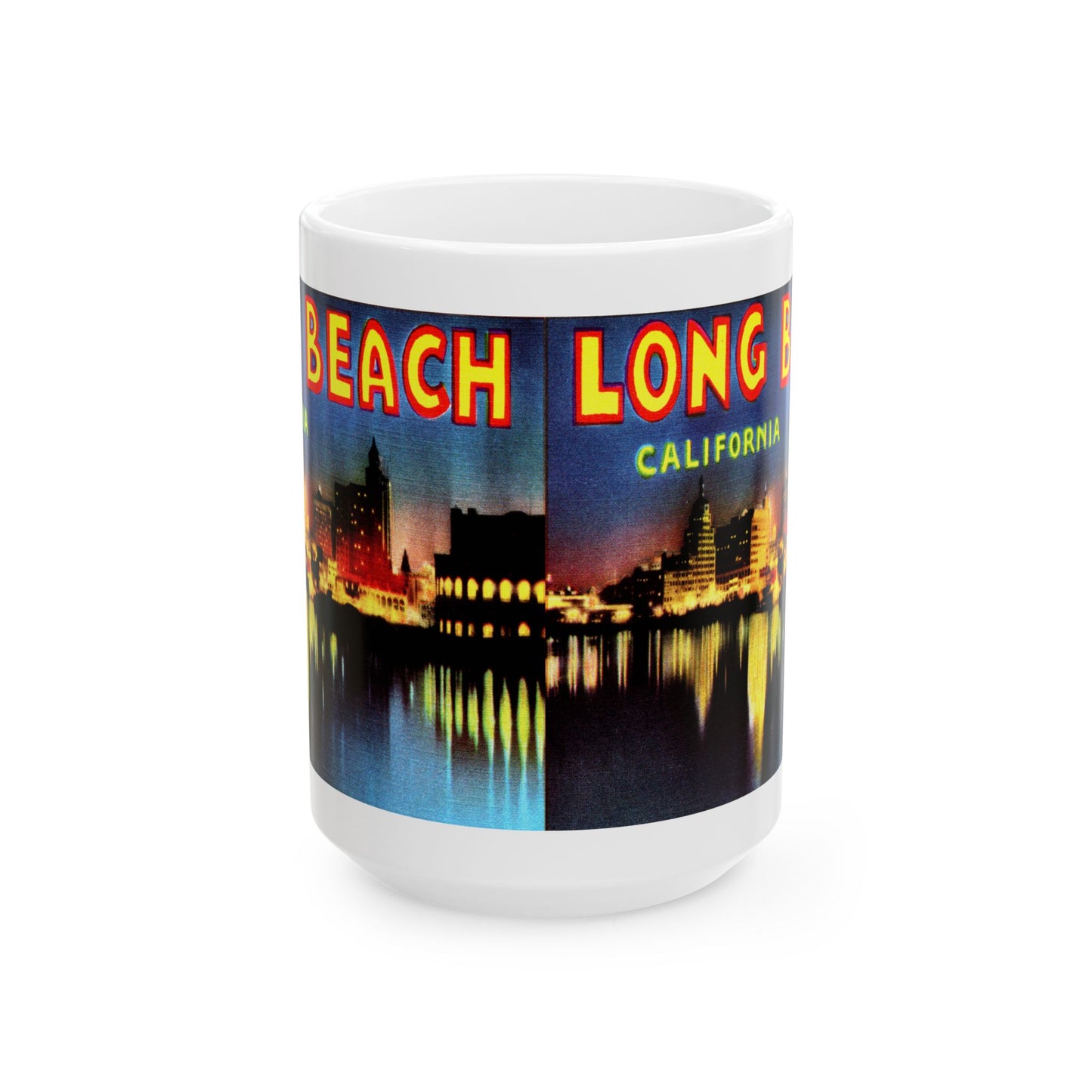 Memebly  Greetings from Long Beach CA California Coffee Mug