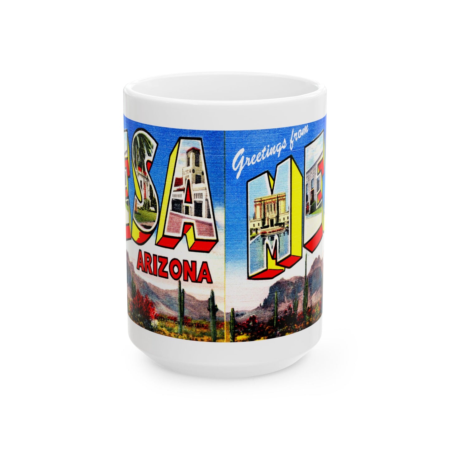 Memebly Vintage Greetings from Mesa AZ Coffee Mug