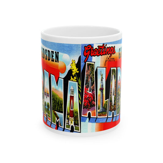 Memebly Vintage Greetings from Gadsen AL Coffee Mug