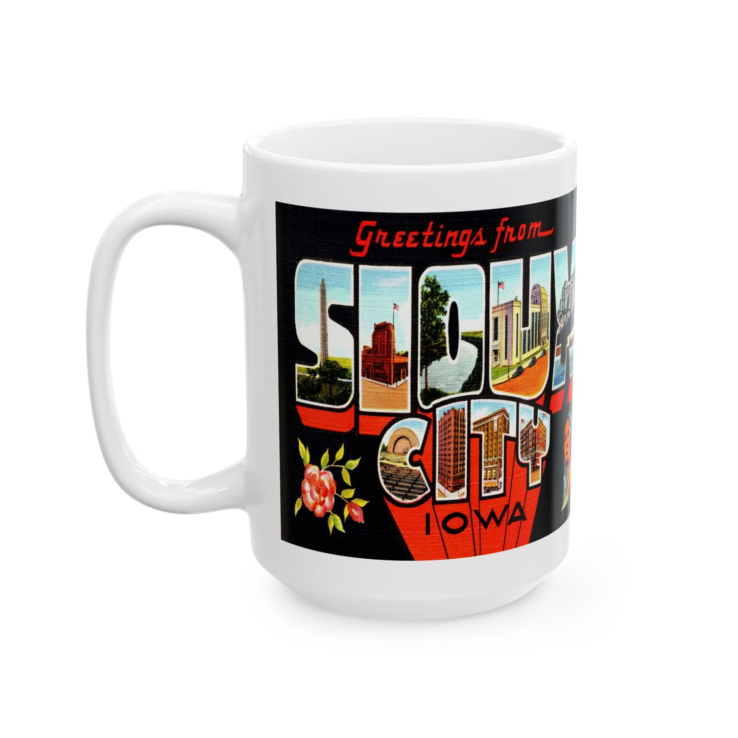 Memebly Vintage Greetings from Sioux City IA Coffee Mug