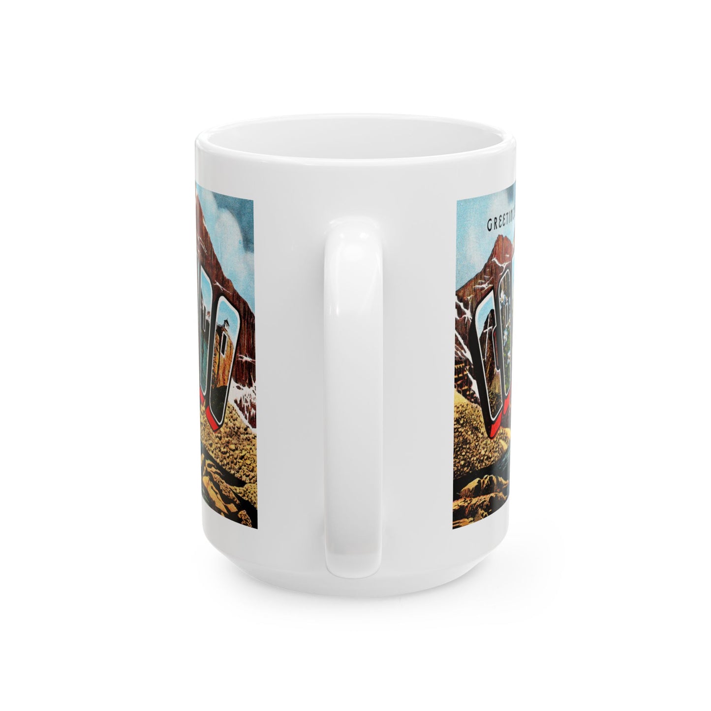 Memebly Retro Greetings from Colorado CO Coffee Mug