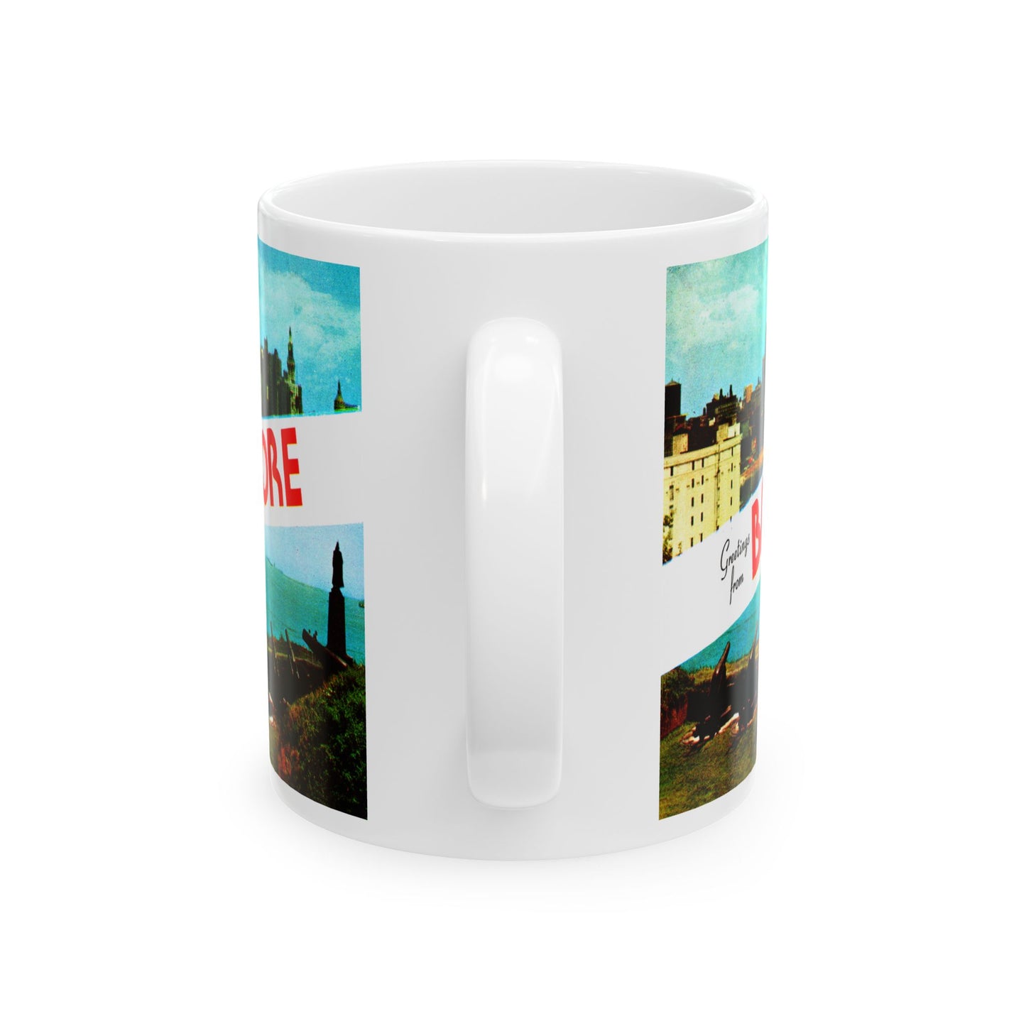 Memebly  1950s Greetings from Baltimore MD Maryland Coffee Mug