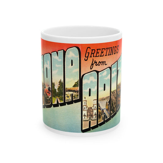 Memebly Deco Greetings from Arizona AZ Coffee Mug