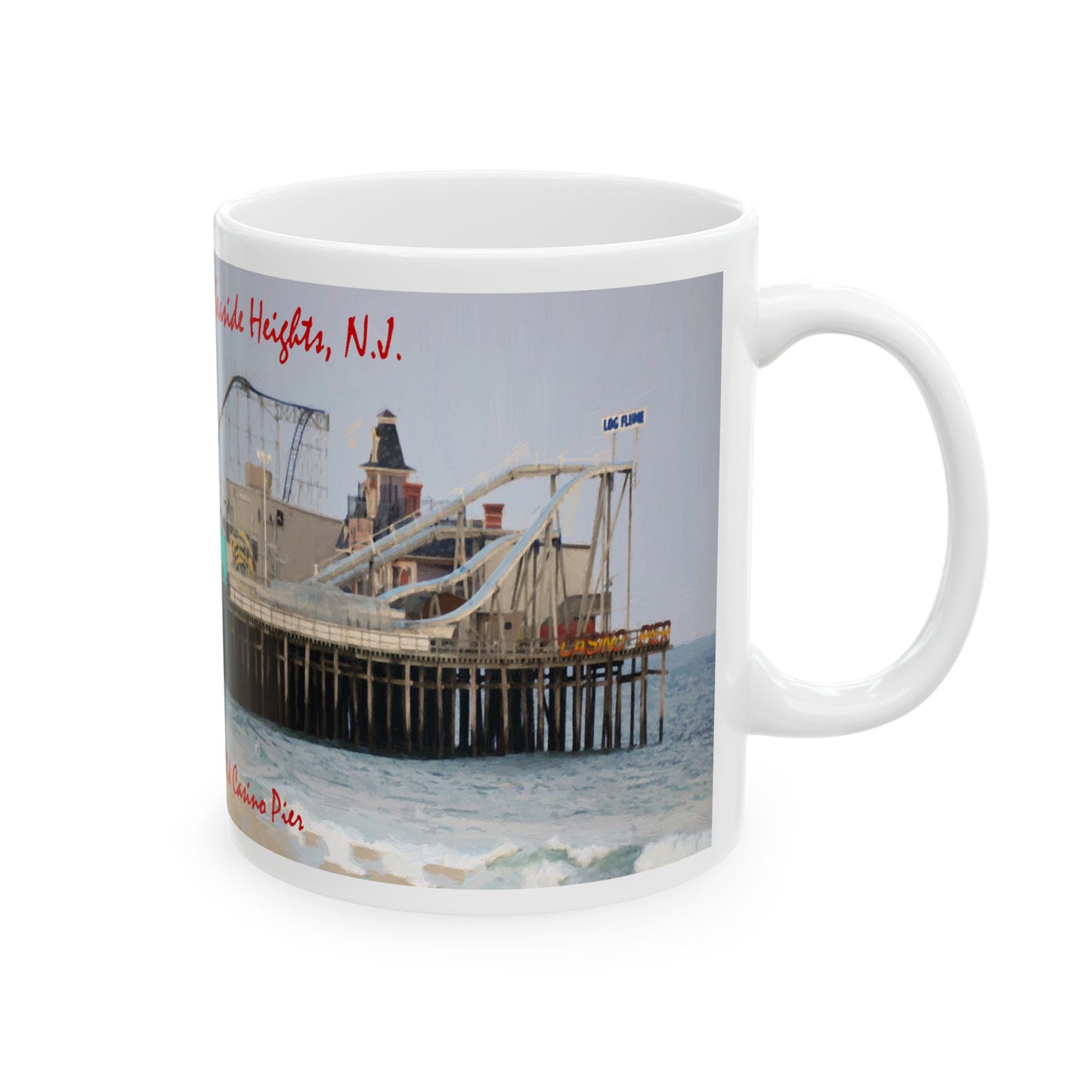 Memebly Old Casino PIer Seaside Heights NJ New Jersey Coffee Mug