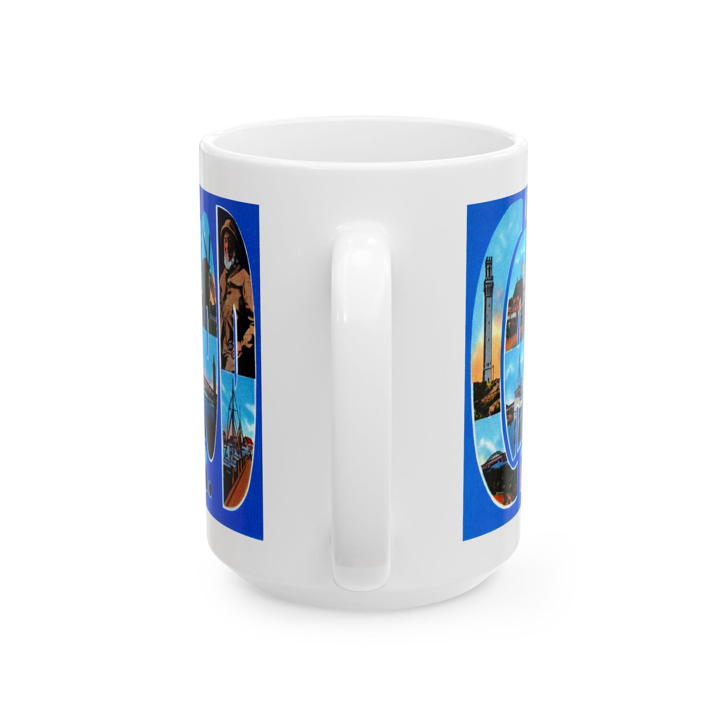 Memebly Greetings from Cape Cod MA Masssachusetts Coffee Mug