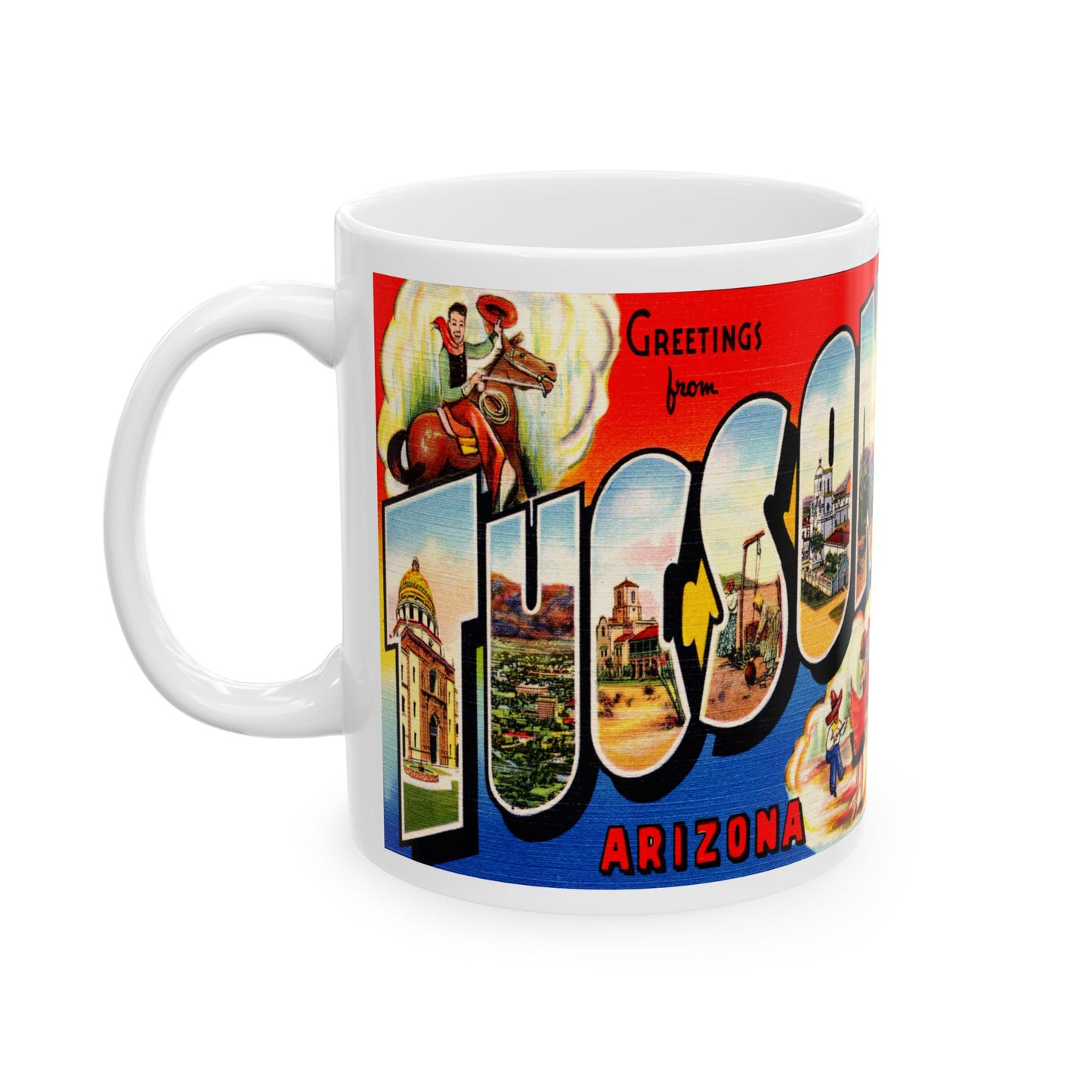 Memebly Vintage Greetings from Little Rock AR Coffee Mug