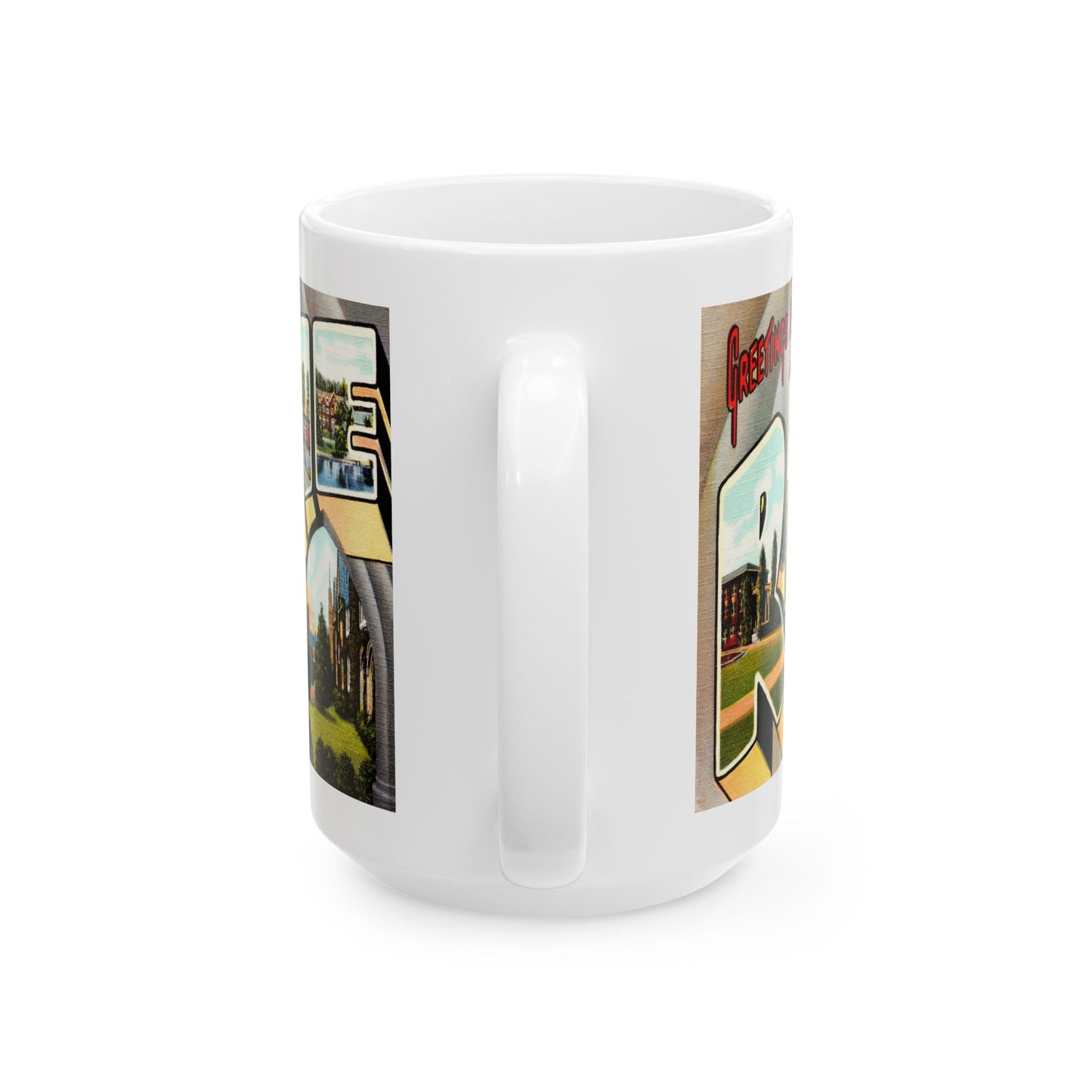 Memebly Vintage Greetings from Rome GA Coffee Mug