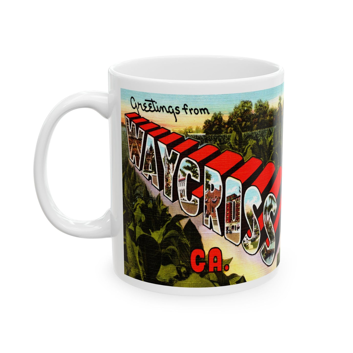 Memebly Vintage Greetings from Waycross GA Coffee Mug