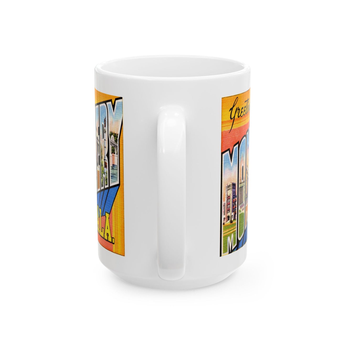 Memebly Vintage Greetings from Montgomery AL Coffee Mug