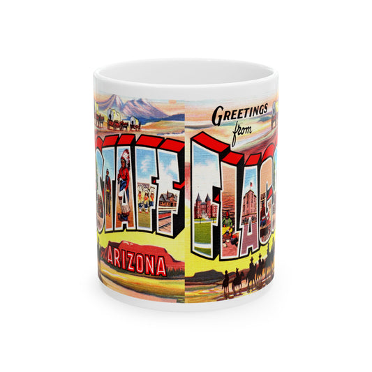 Memebly Vintage Greetings from Flagstaff AZ Coffee Mug