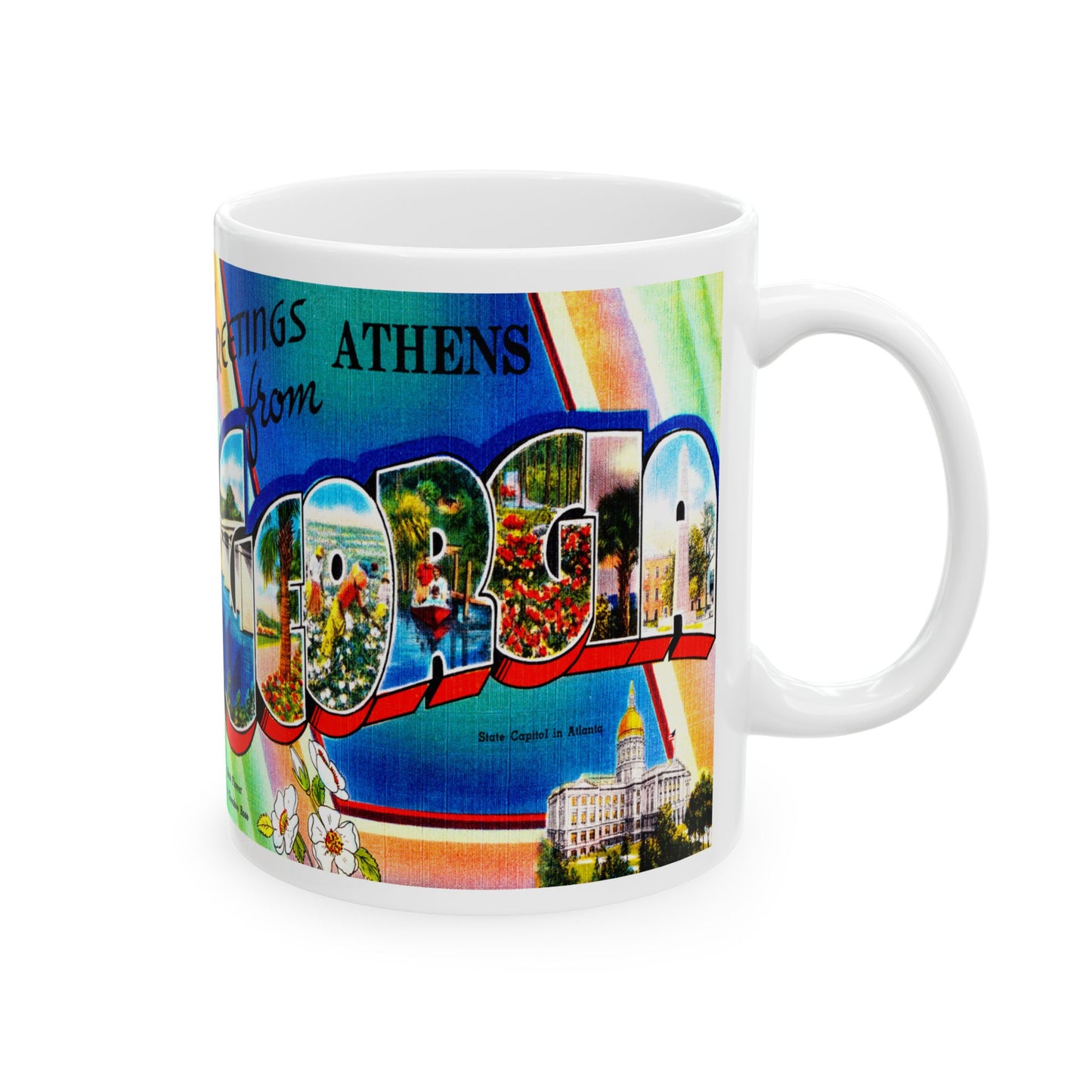 Memebly Vintage Greetings from Athens GA Coffee Mug