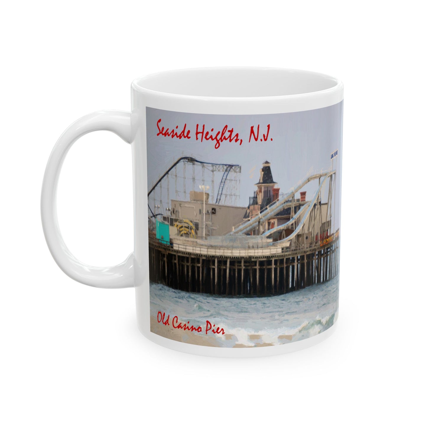 Memebly Old Casino PIer Seaside Heights NJ New Jersey Coffee Mug