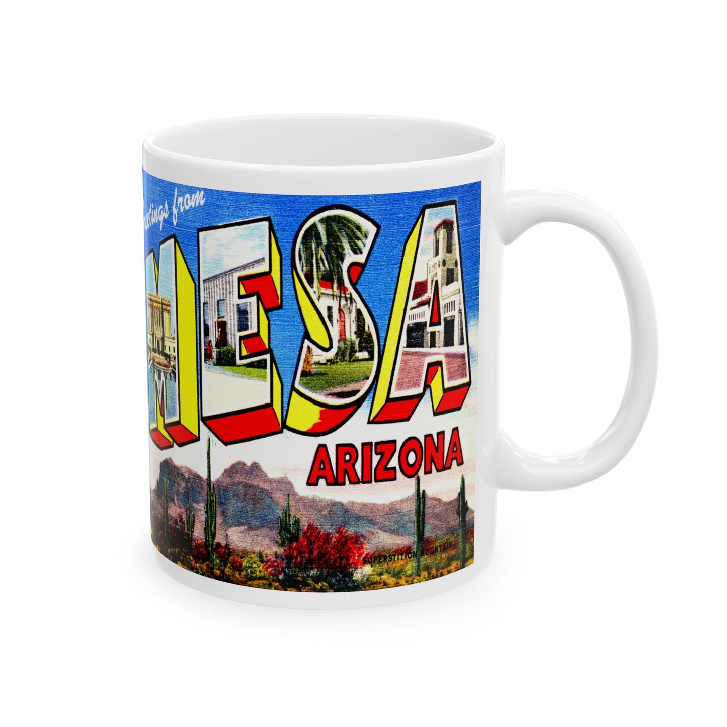 Memebly Vintage Greetings from Mesa AZ Coffee Mug