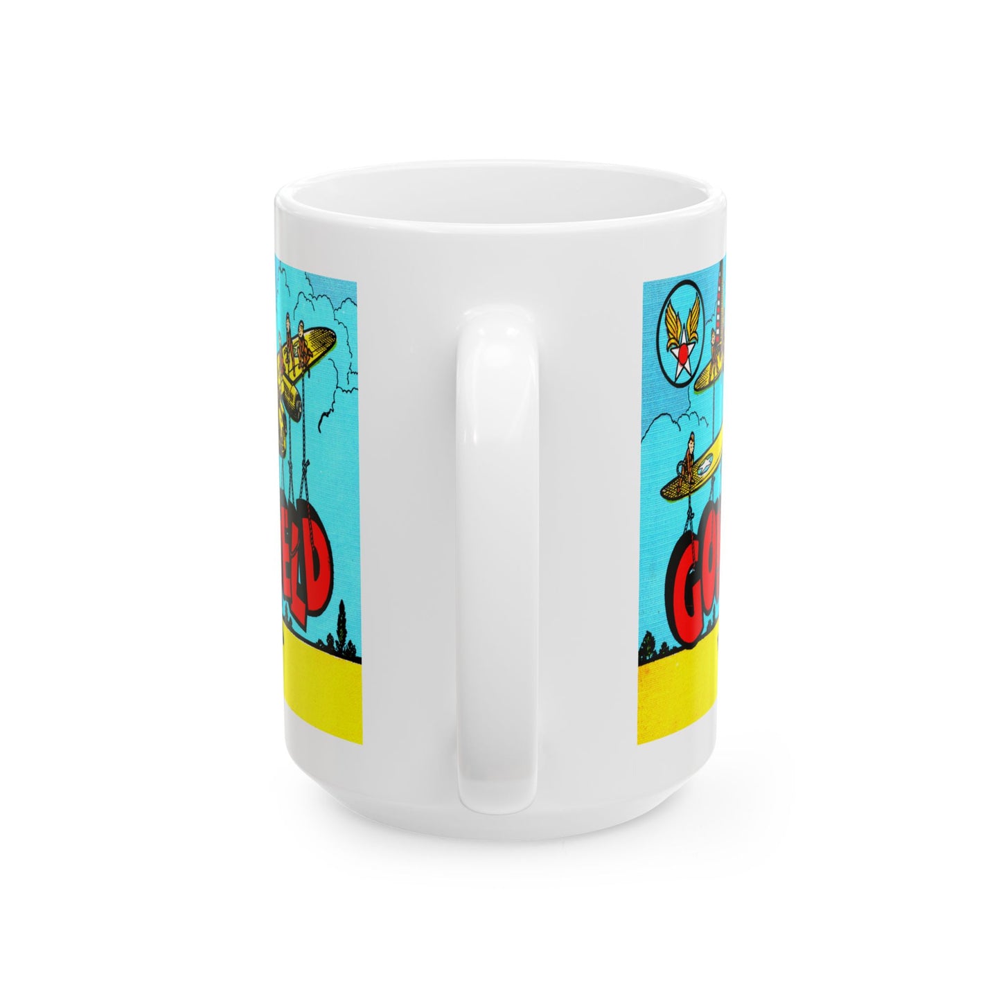 Memebly Vintage Greetings from Gowen Field ID Coffee Mug