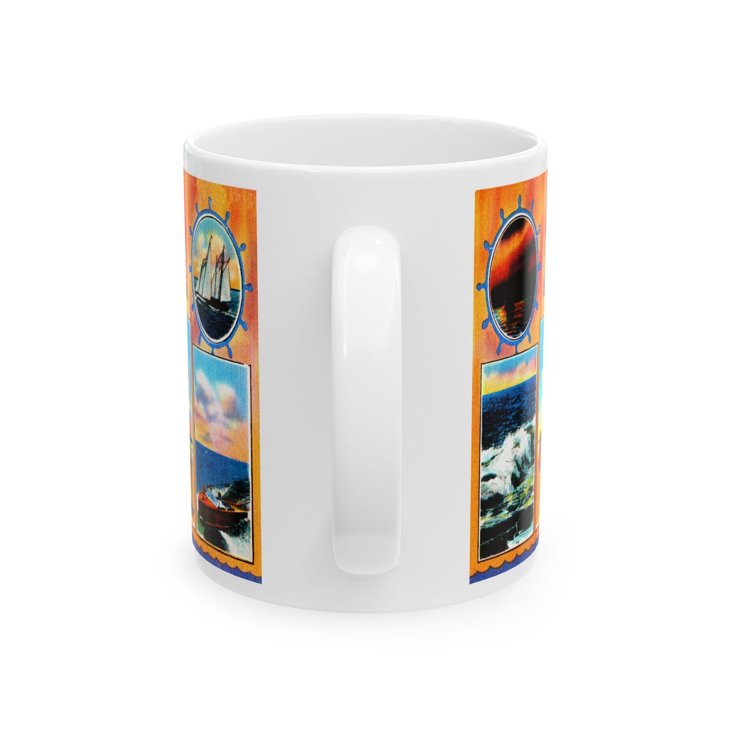 Memebly Retro Greetings from St Simons Island GA Coffee Mug