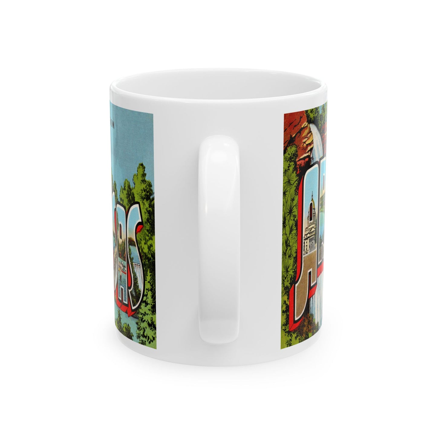 Memebly Scenic Greetings from Arkansas Coffee Mug