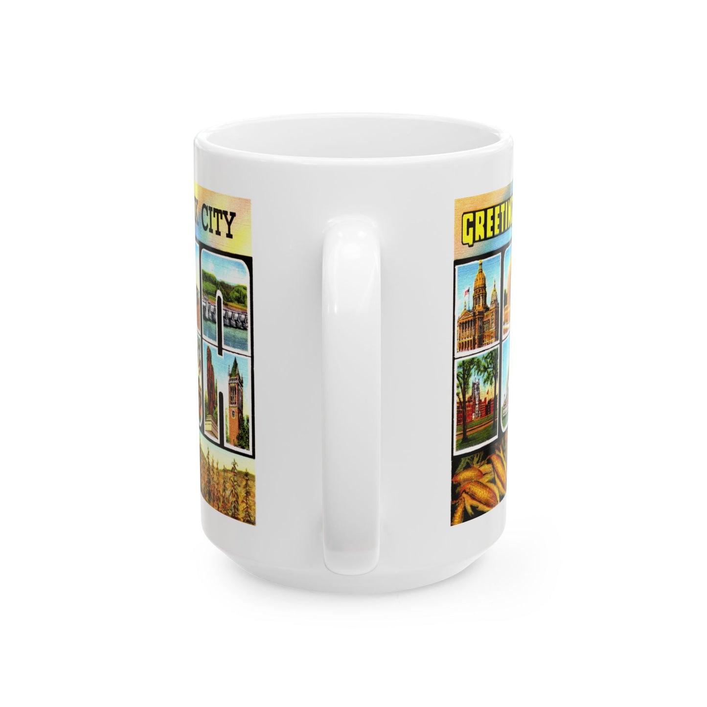 Memebly Retro Greetings from Sioux City IA Coffee Mug