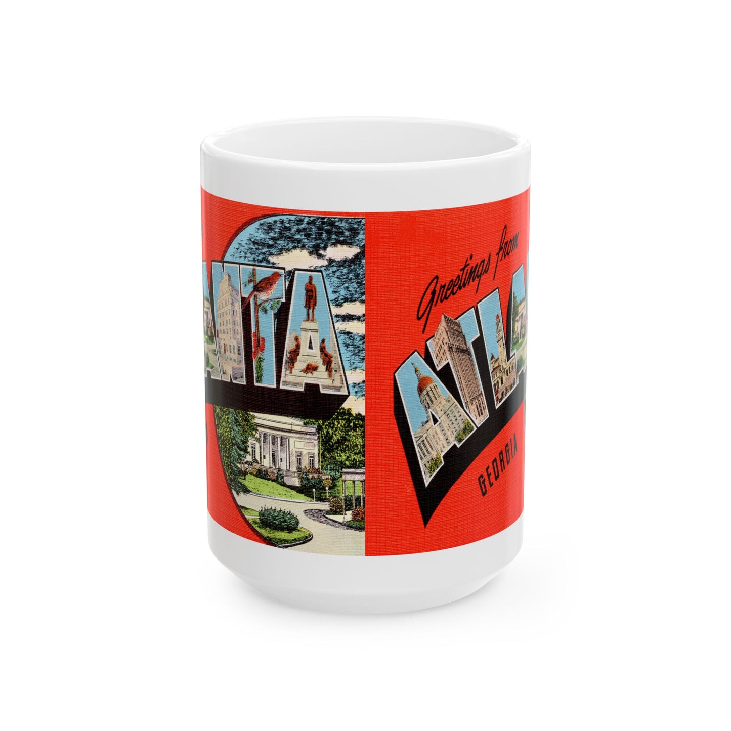 Memebly Scenic Vintage Greetings from Atlanta GA Coffee Mug