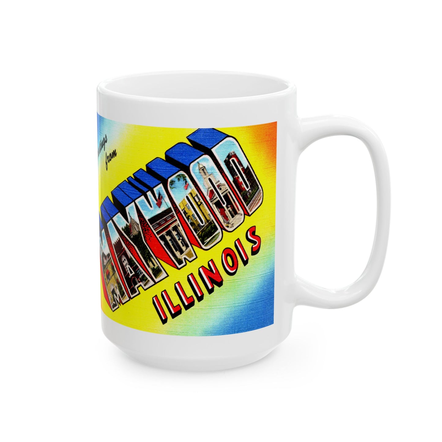 Memebly Vintage Greetings from Maywood IL Coffee Mug