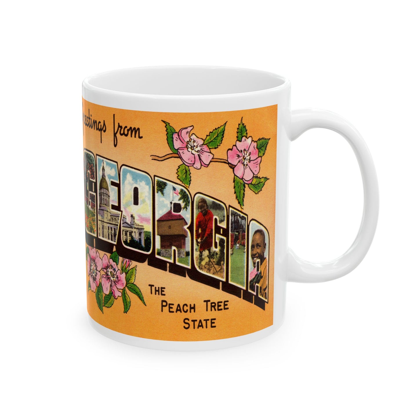 Memebly Pastel Greetings from Georgia GA Coffee Mug