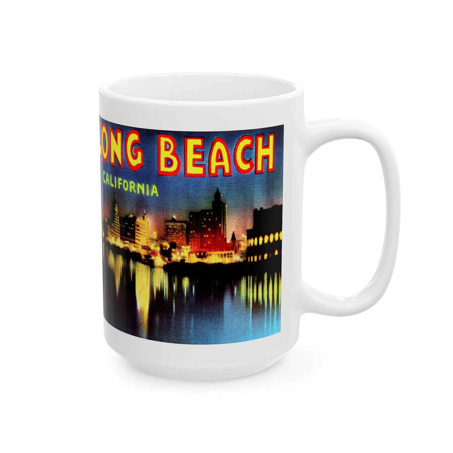 Memebly  Greetings from Long Beach CA California Coffee Mug