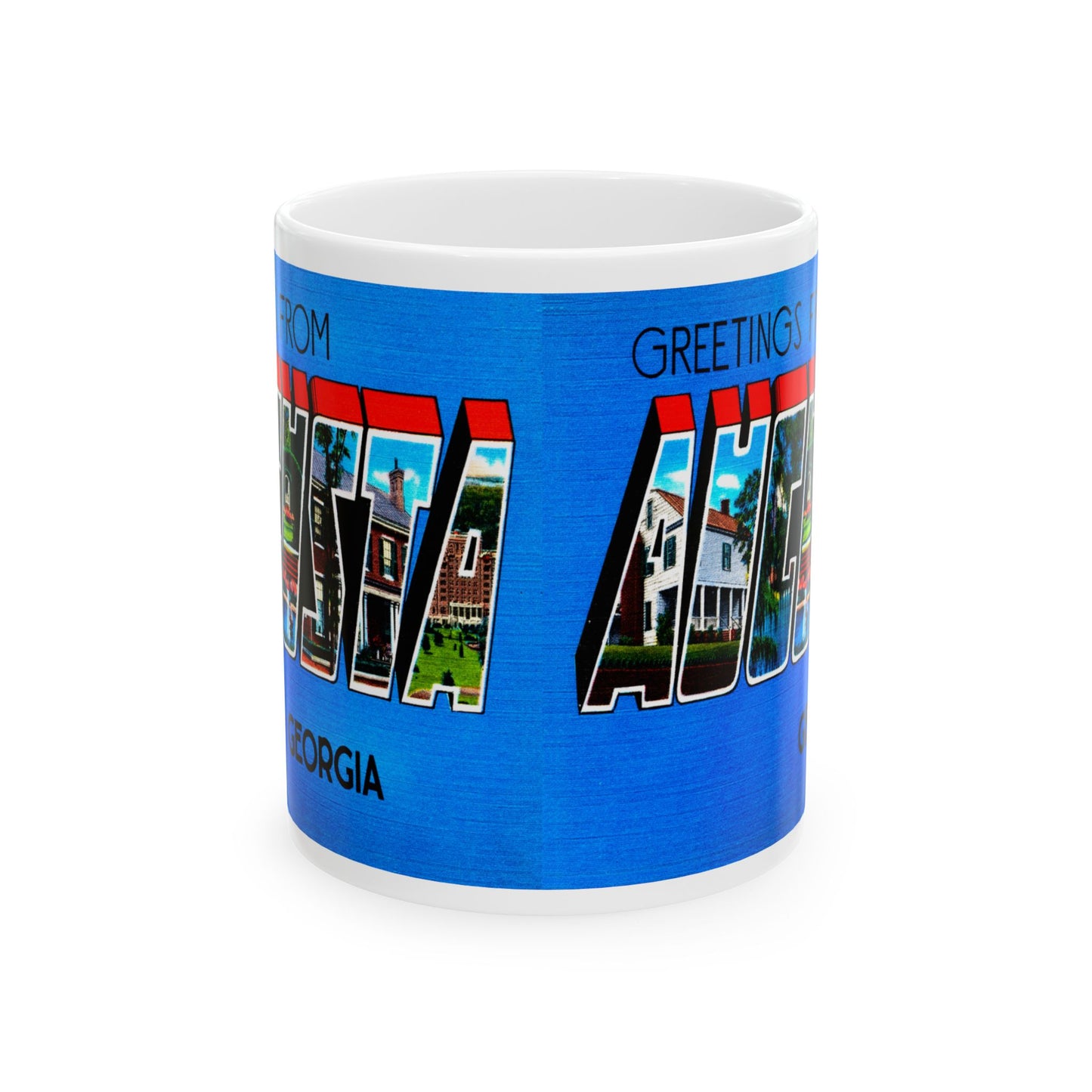 Memebly Cool Vintage Greetings from Agusta GA Coffee Mug