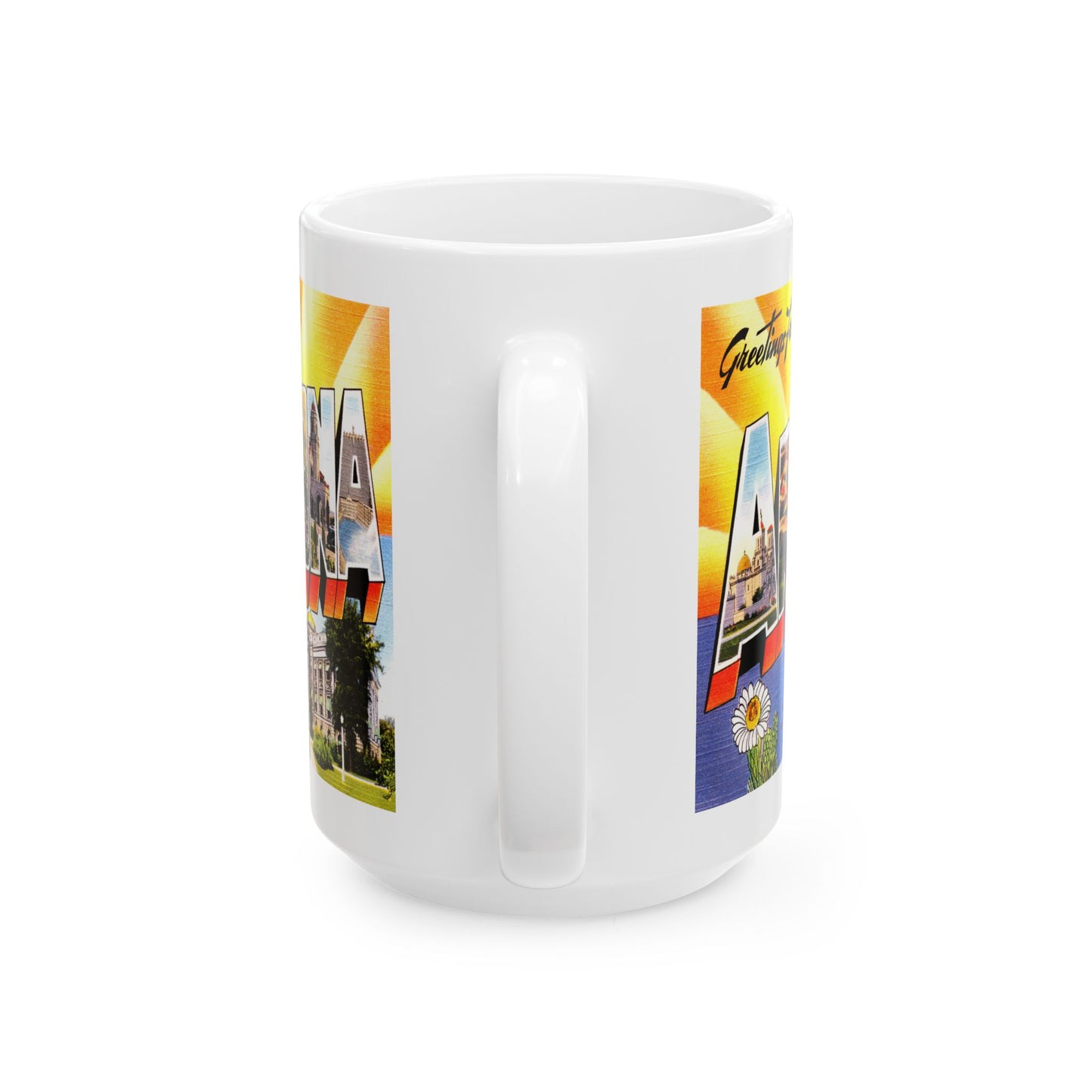 Memebly Retro Greetings from Phoenix AZ Arizona Coffee Mug