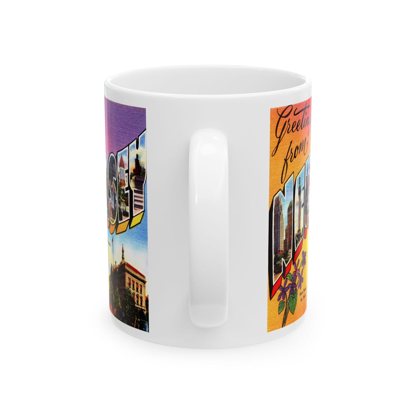 Memebly Vintage Greetings from New Jersey NJ Coffee Mug