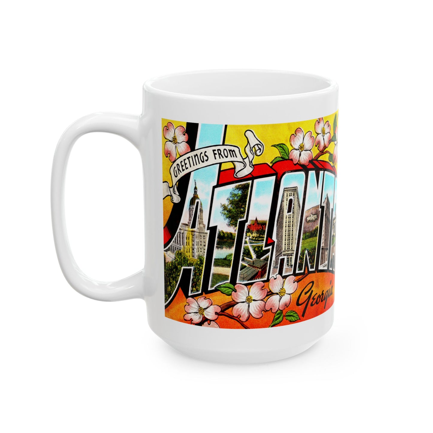 Memebly Retro Greetings from Atlanta GA Coffee Mug