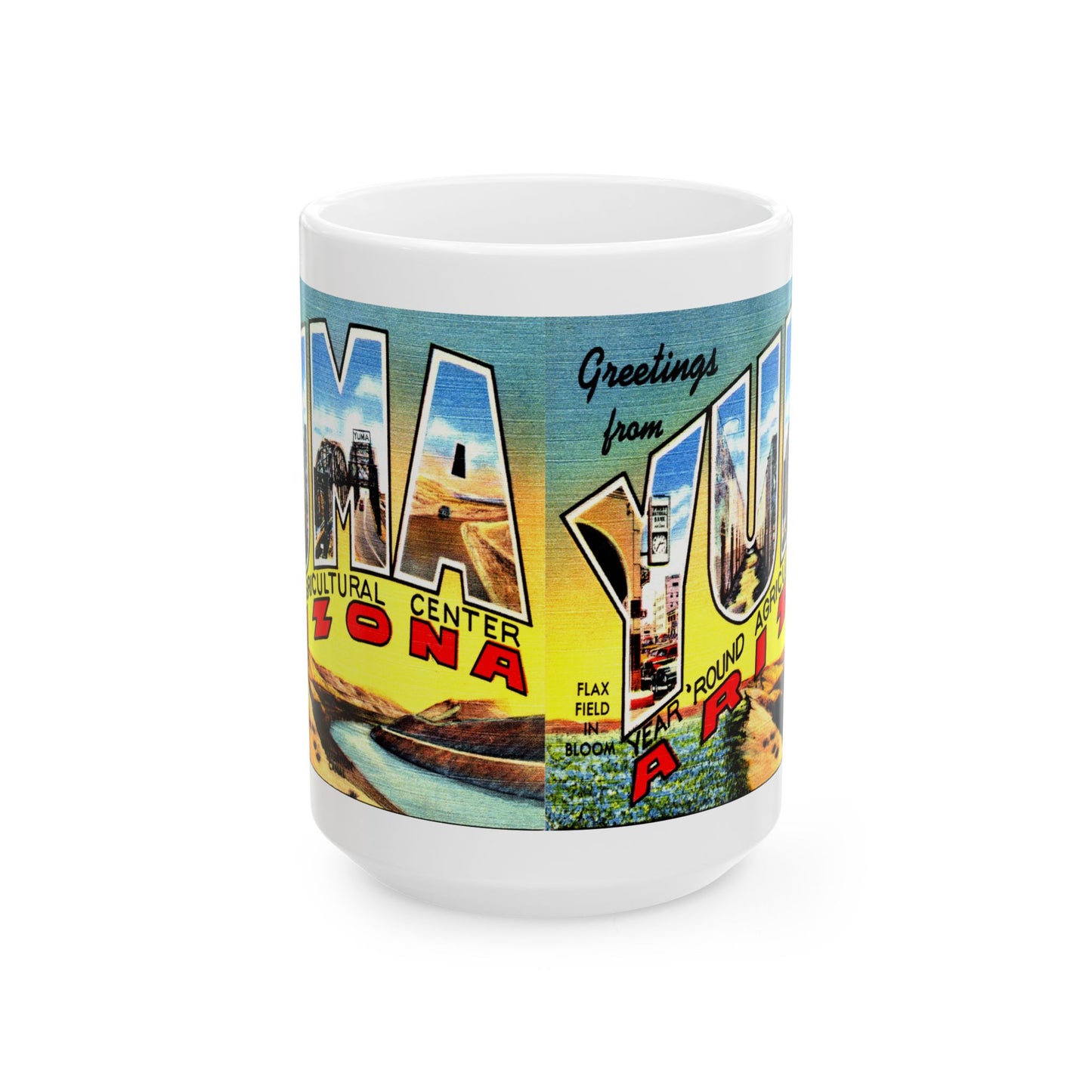 Memebly Vintage Greetings from Yuma AZ Coffee Mug