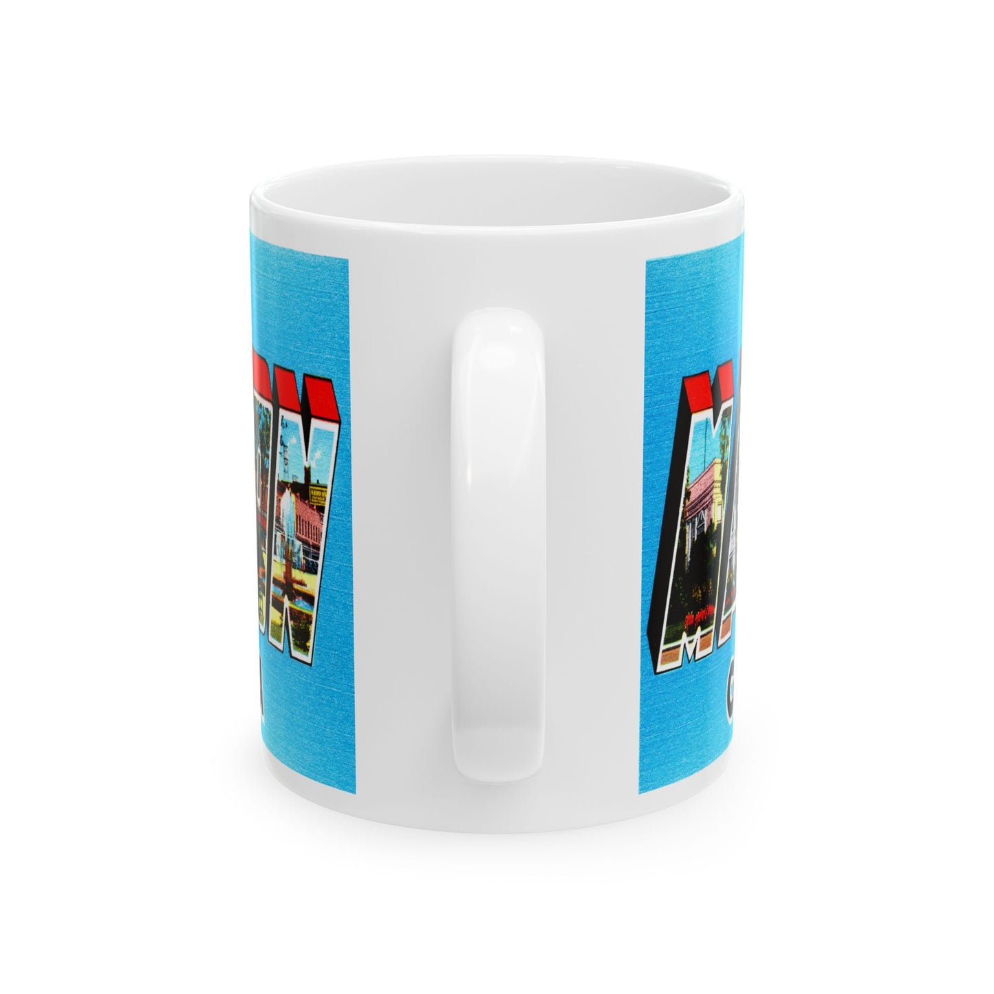 Memebly Retro Greetings from Macon GA Coffee Mug