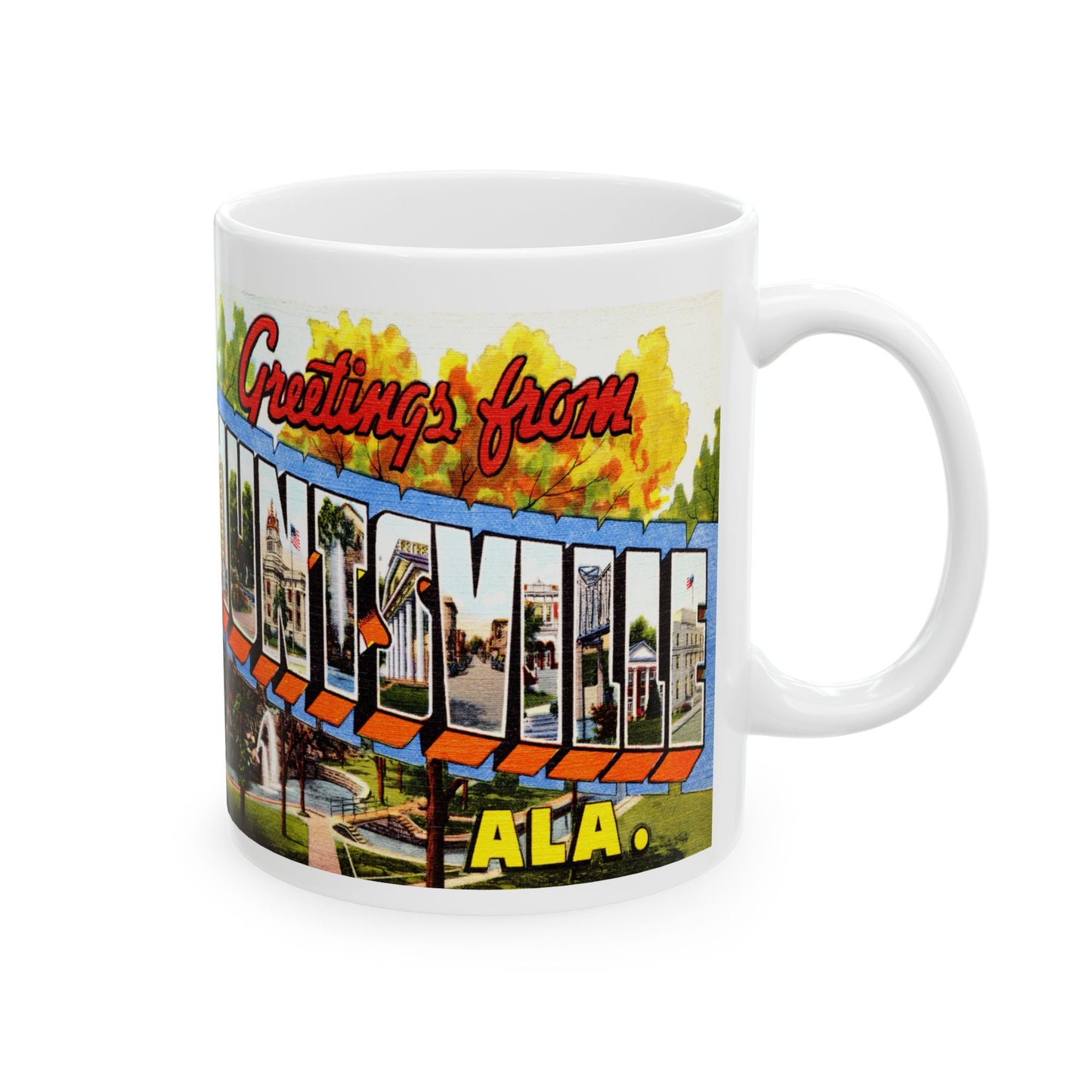 Memebly Vintage Greetings from Huntsville AL Coffee Mug