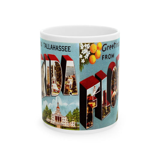 Memebly Scenic Vintage Greetings from Tallahassee FL Coffee Mug