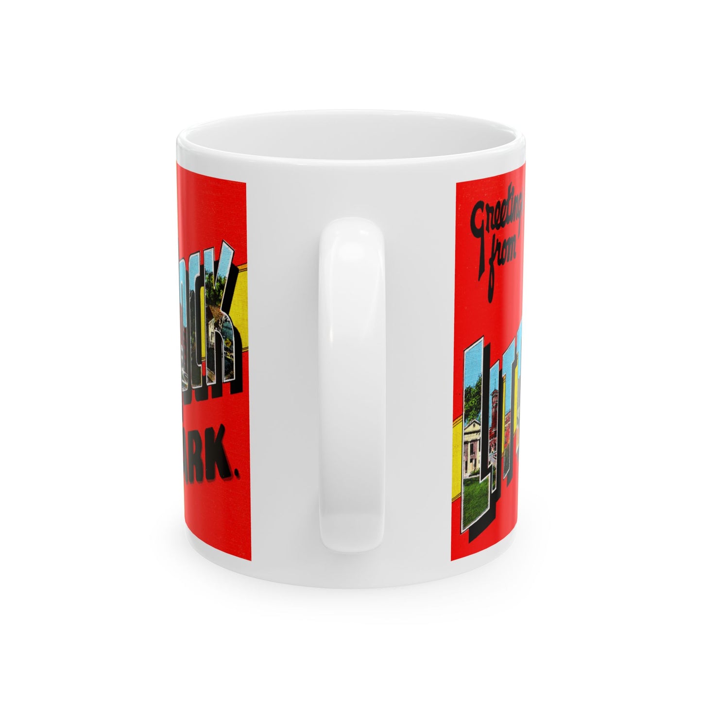 Memebly Vintage Greetings from Little Rock Capital  AR Arkansas Coffee Mug