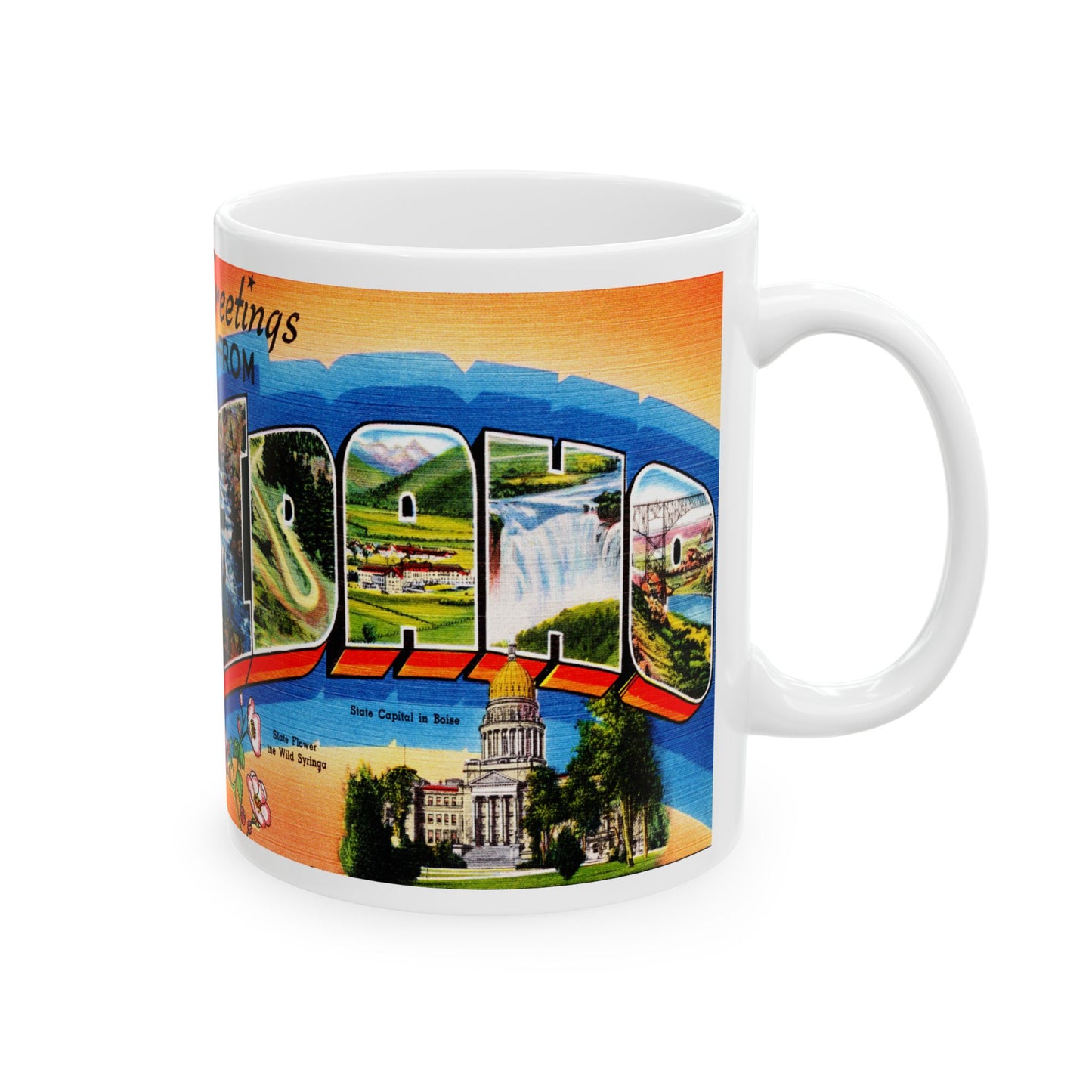 Memebly Vintage Greetings from Idaho Coffee Mug