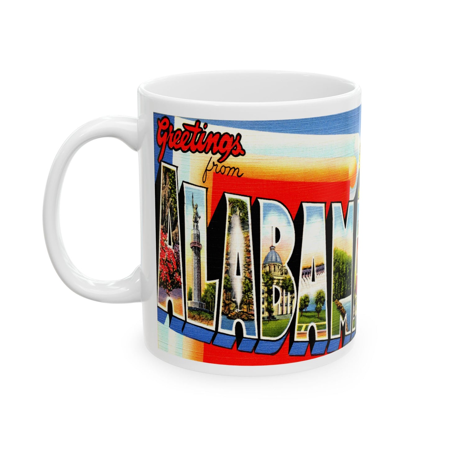 Memebly Retro Greetings from Alabama Coffee Mug