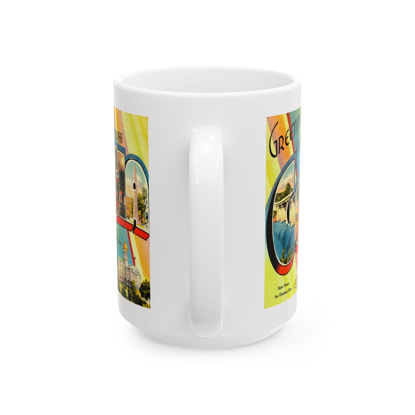 Memebly Retro Greetings from Waycross GA Coffee Mug