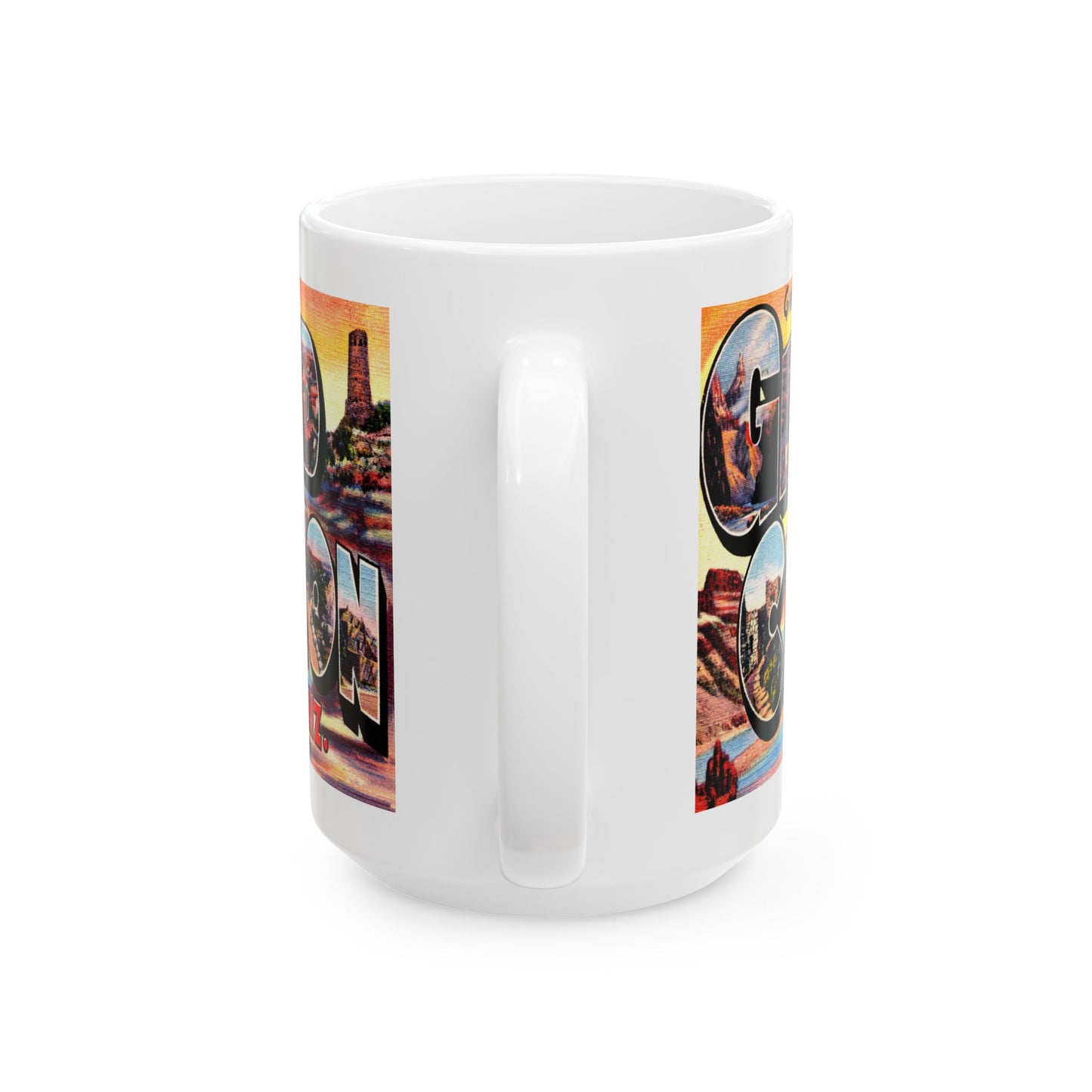 Memebly Vintage Greetings from Grand Canyon AZ Coffee Mug