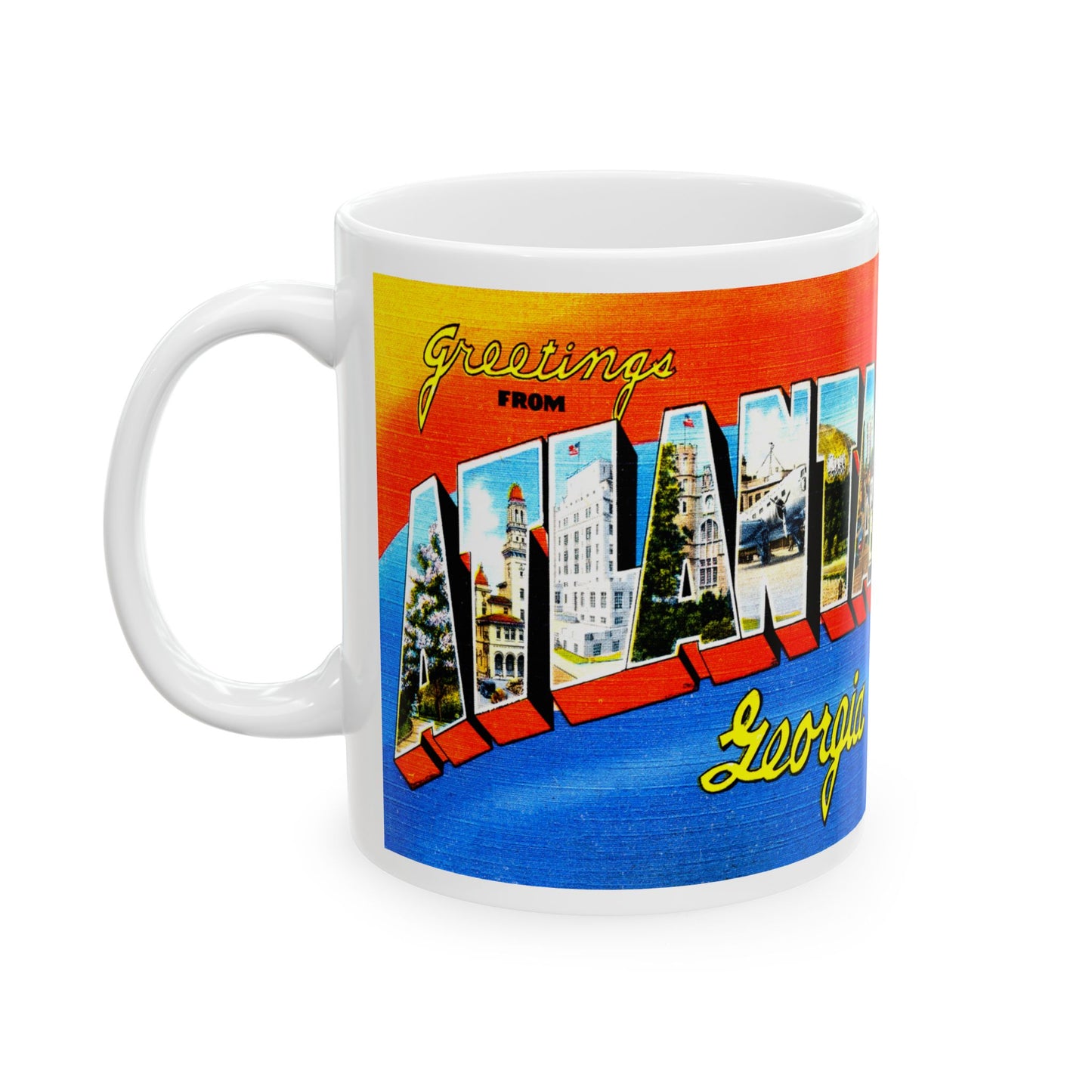 Memebly Vintage Greetings from Atlanta GA  Coffee Mug