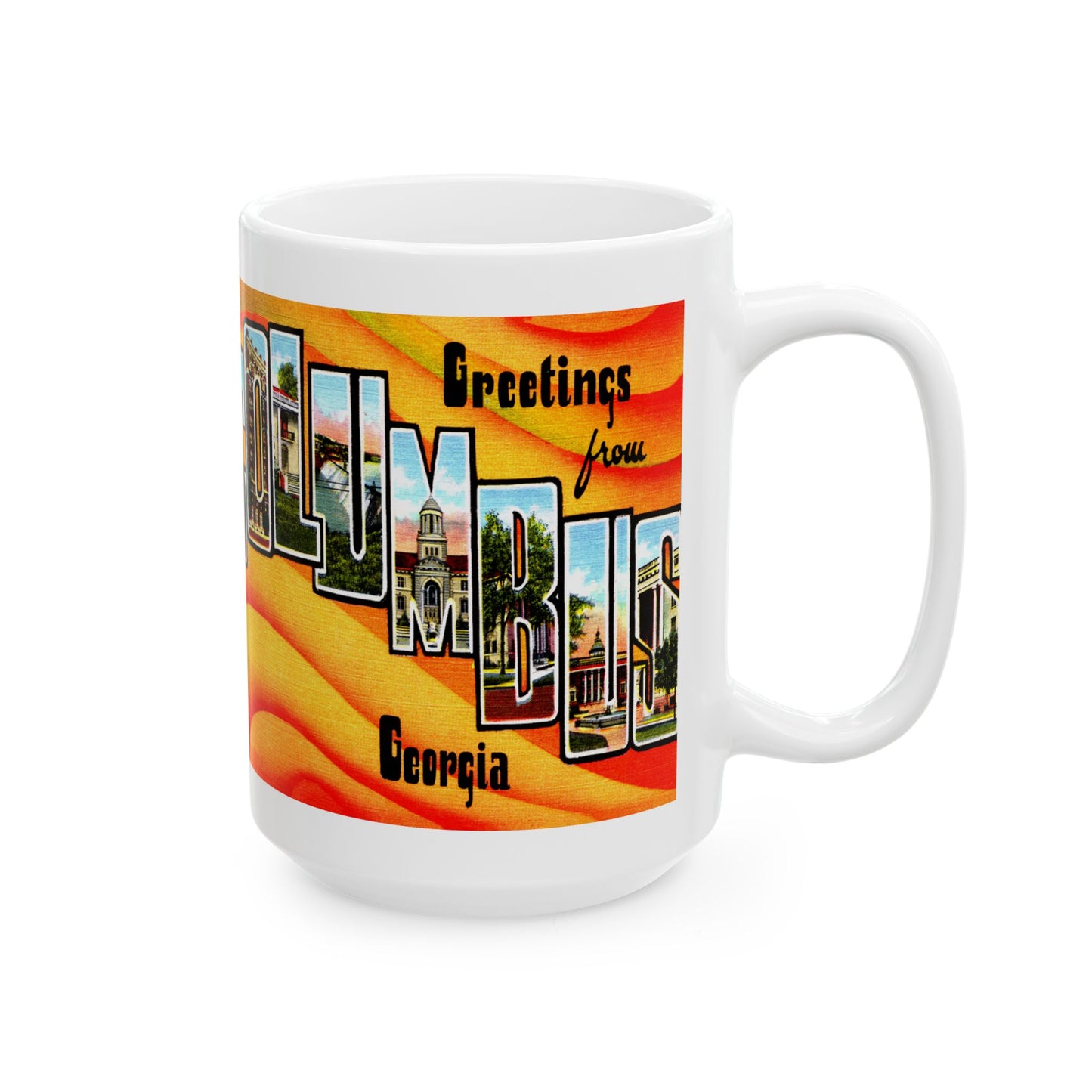 Memebly Vintage Greetings from Columbus GA Coffee Mug