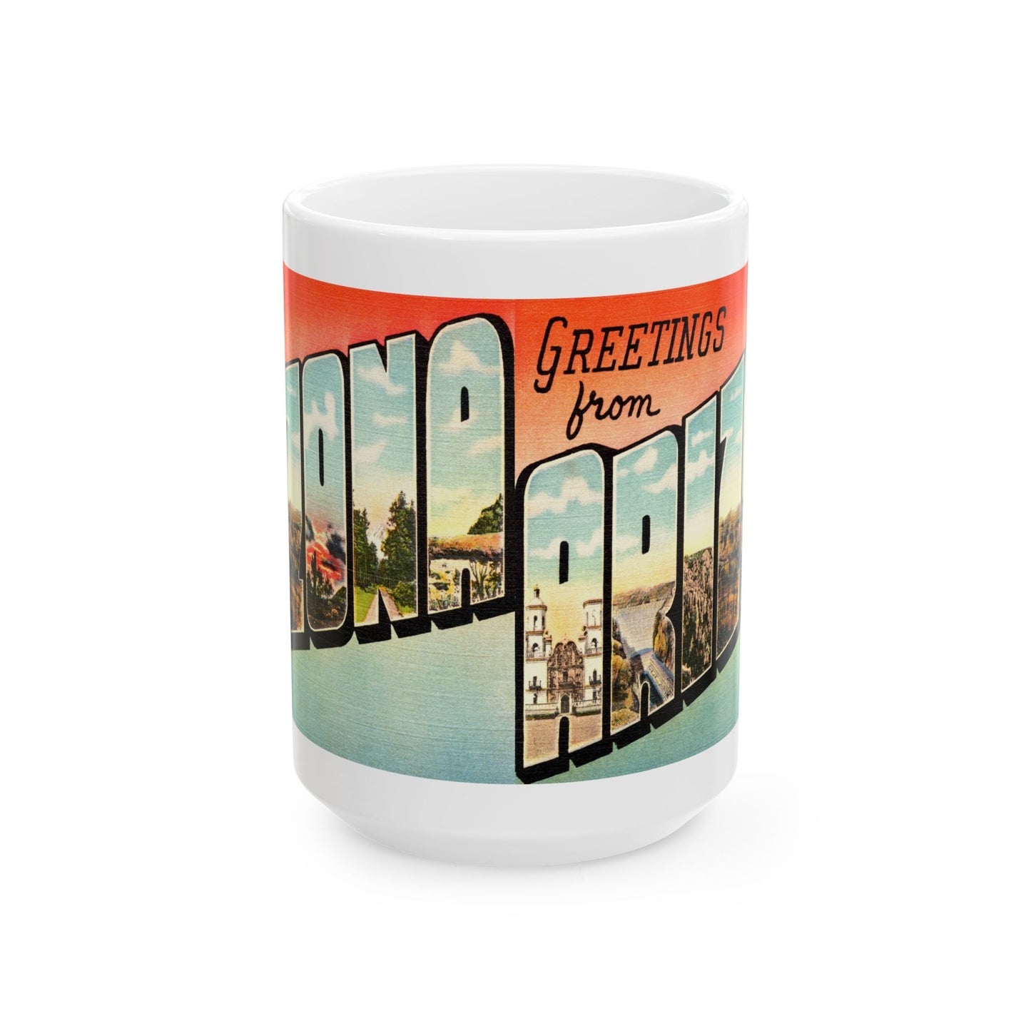 Memebly Deco Greetings from Arizona AZ Coffee Mug