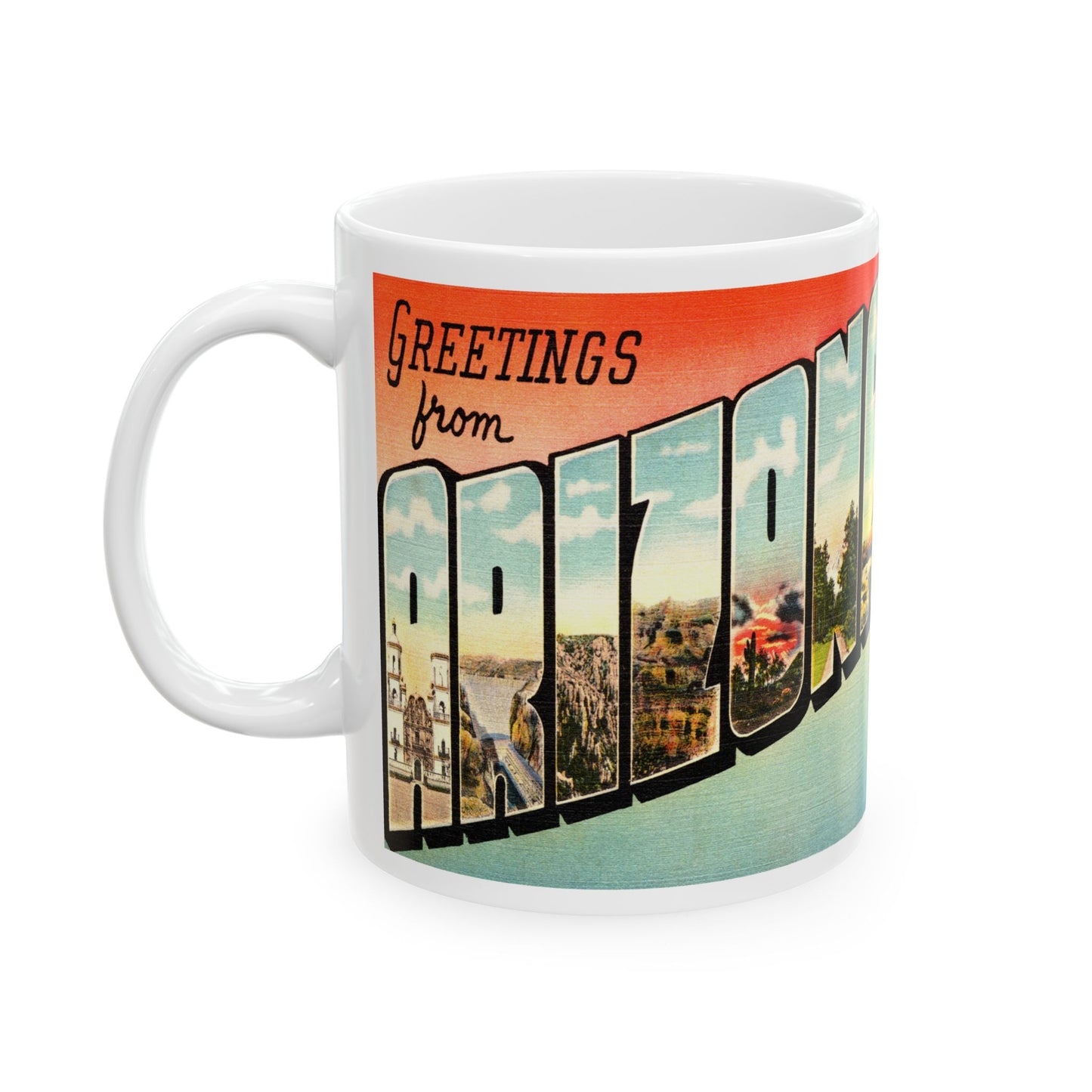 Memebly Deco Greetings from Arizona AZ Coffee Mug