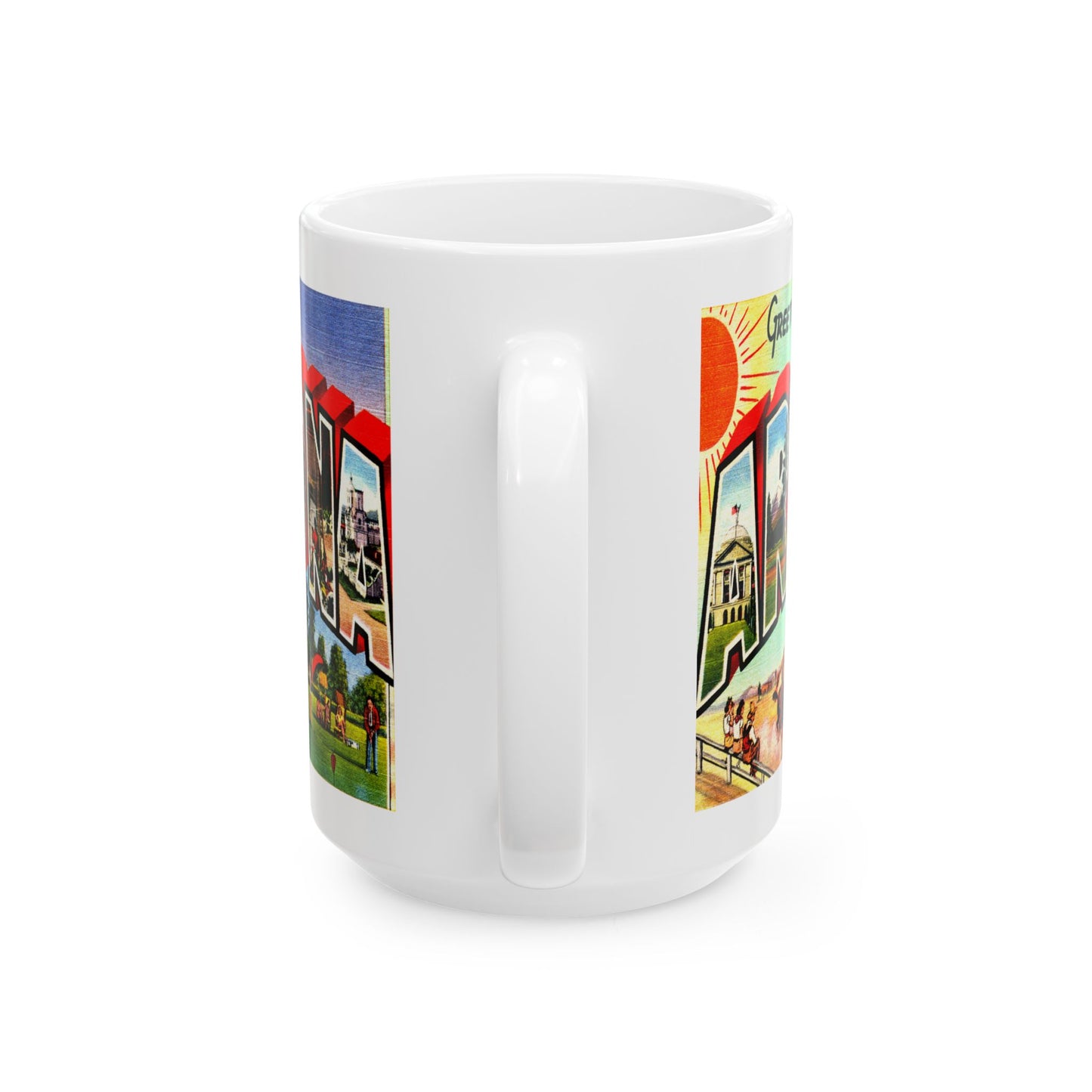 Memebly Vintage Scenic Greetings from Arizona AZ Coffee Mug