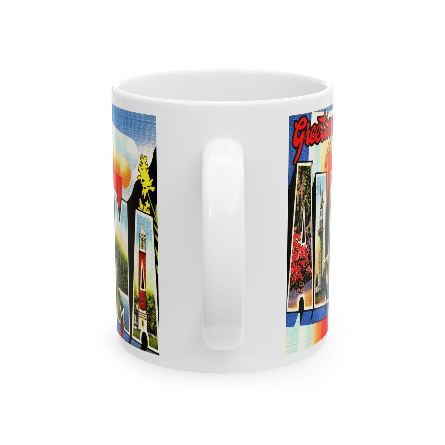 Memebly Retro Greetings from Alabama Coffee Mug