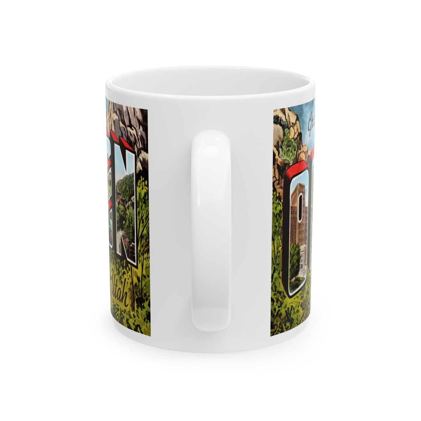 Memebly Vintage Greetings from Ogden UT Utah Coffee Mug